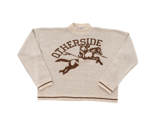 SIGNATURE KNITTED SWEATER BEIGE