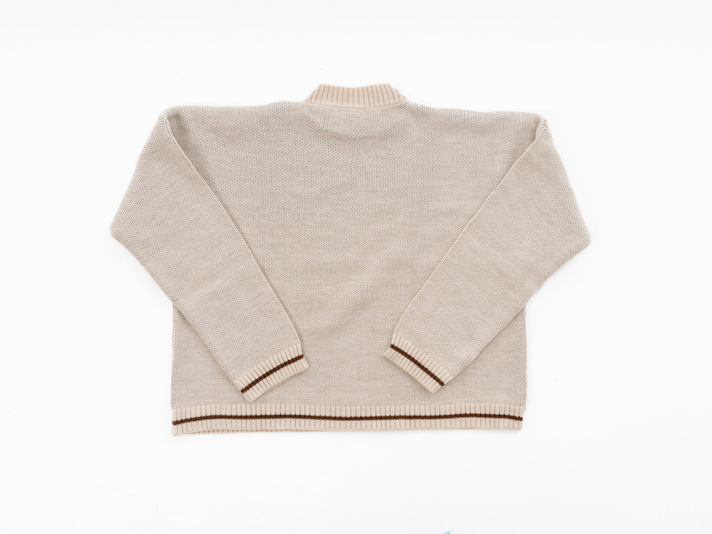 SIGNATURE KNITTED SWEATER BEIGE