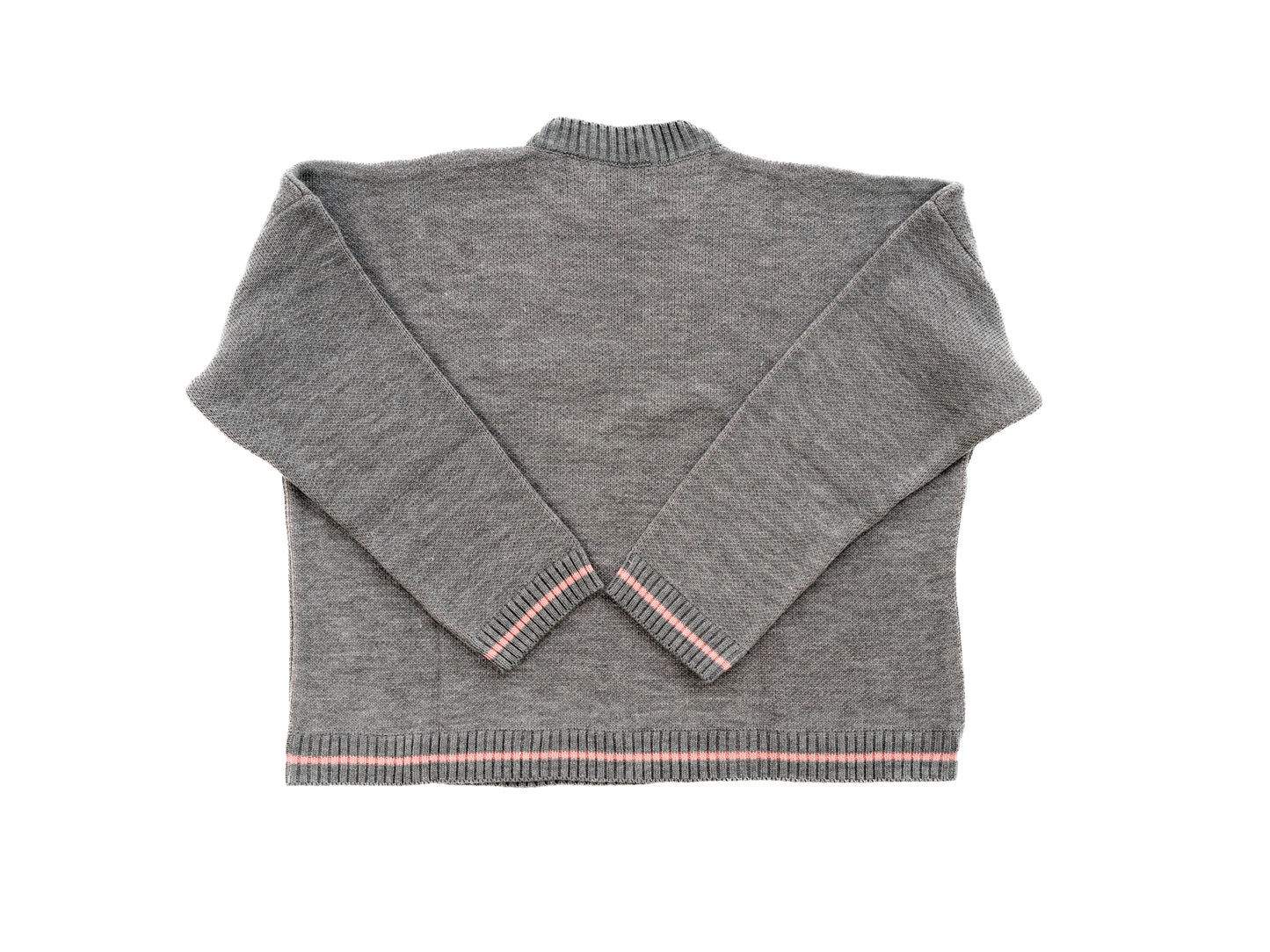 SIGNATURE KNITTED SWEATER GRAY